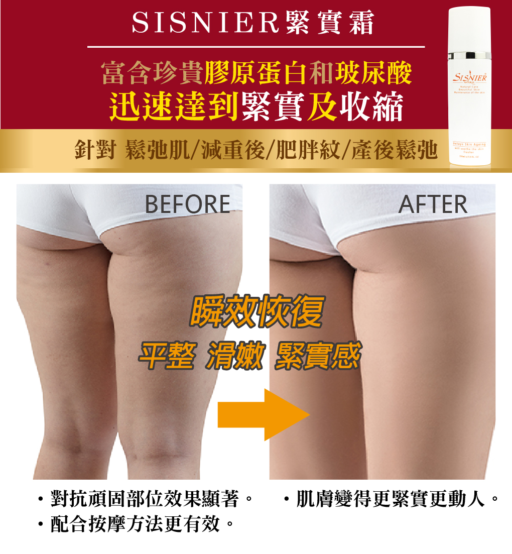 我愛簡單購 IEasyShopping 【SISNIER】Q10完美緊實霜+Q10完美曲線緊緻倍燃霜(升級版)