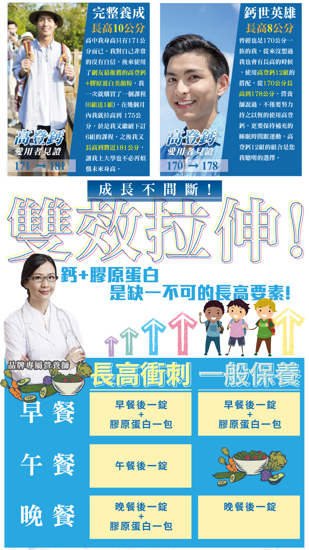 我愛簡單購 IEasyShopping 【達特漢司】高登鈣+膠原蛋白(6組)